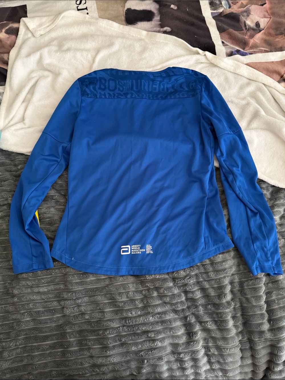 Boston Marathon Marathon Long Sleeve Running Shirt - Picture 2 of 3
